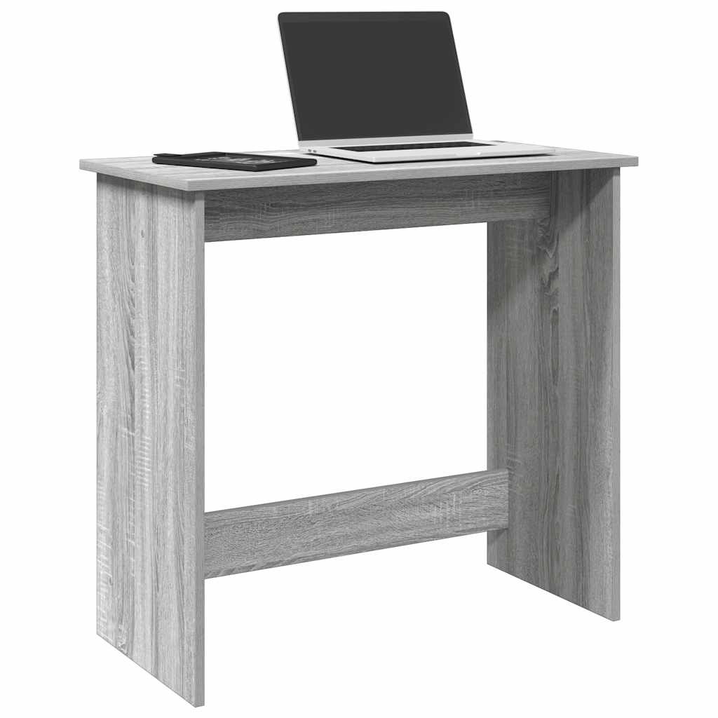 Desk Grey Sonoma 80x40x75 cm Engineered Wood - Unbeatable Bargains