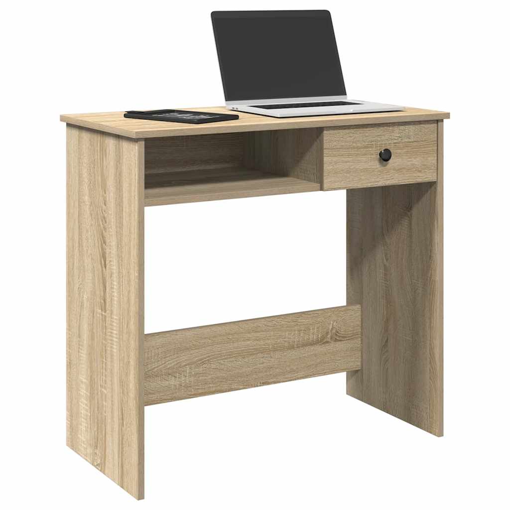Desk Sonoma Oak 80x40x75 cm Engineered Wood - Merkel Designers