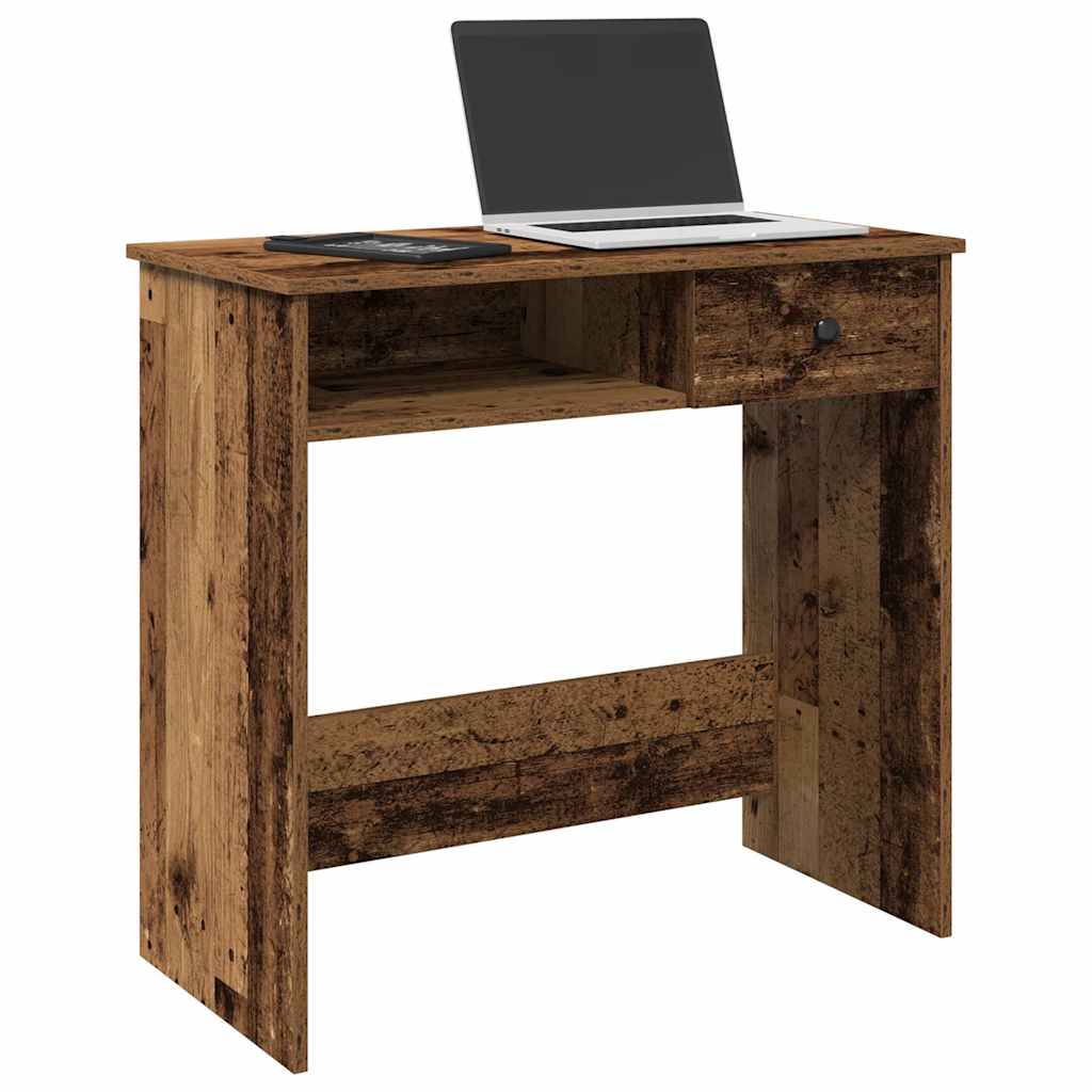 Desk Old Wood 80x40x75 cm Engineered Wood - Design Hut