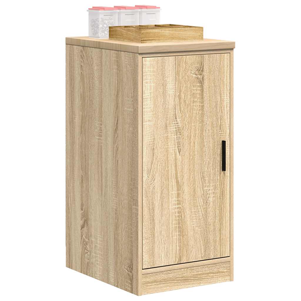 Garage Storage Cabinet Sonoma Oak 40x51x85 cm Solid Wood Pine - All Things Good