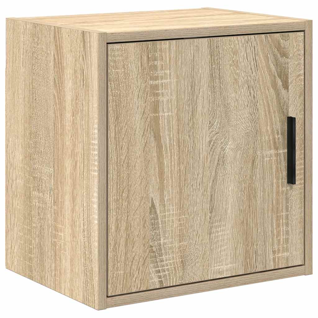 Garage Wall Cabinet Sonoma Oak Engineered Wood - Charlotte Dunes