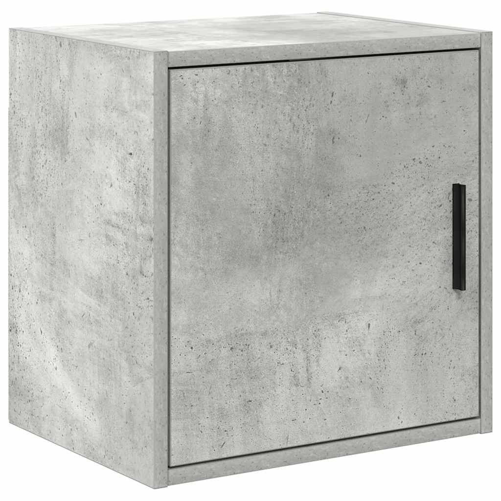Garage Wall Cabinet Concrete Grey Engineered Wood - Merlin Deals