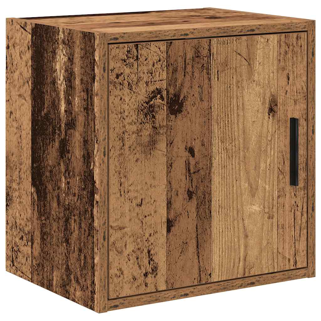 Garage Wall Cabinet Old Wood Engineered Wood - Sid & Sam