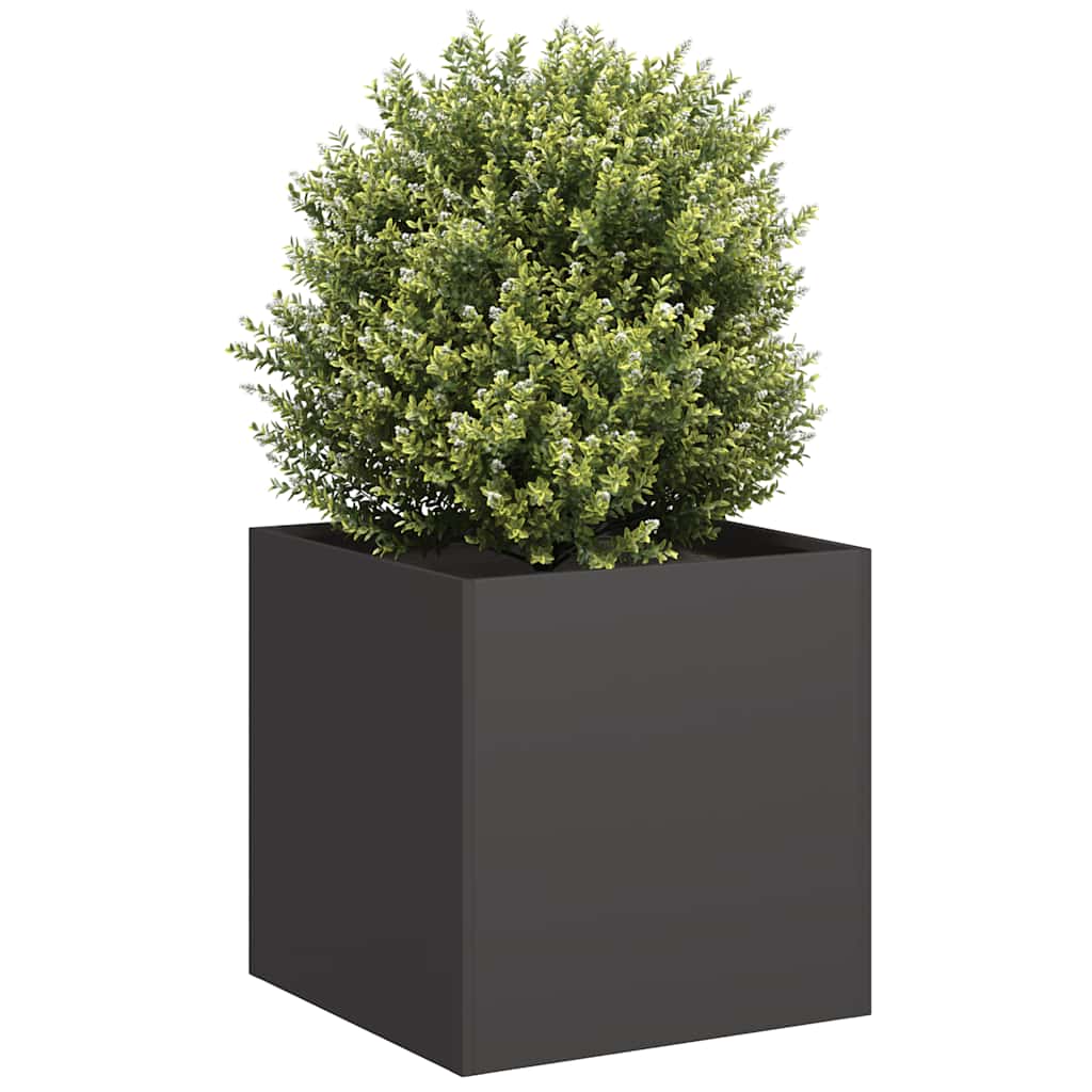 Planter Black 40x40x40 cm Cold-rolled Steel - Brittle & Co