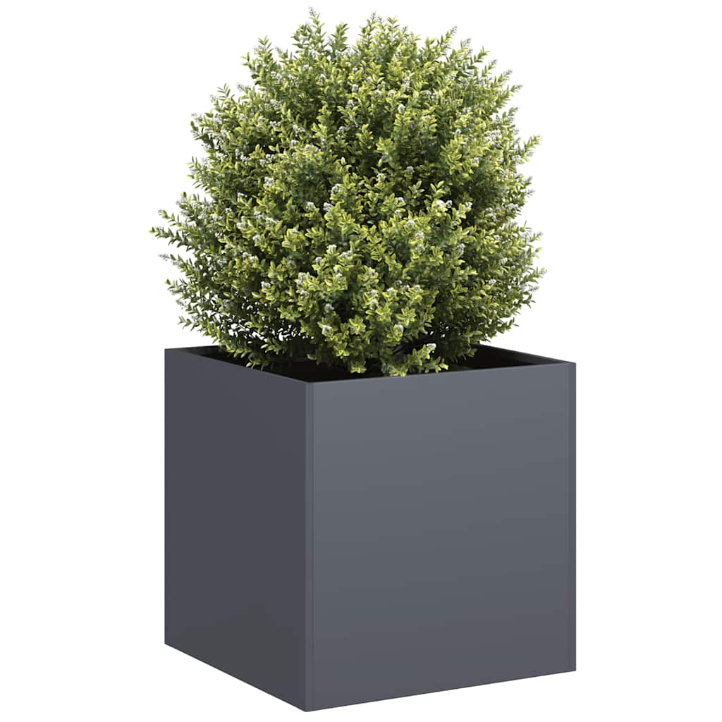 Planter Anthracite 40x40x40 cm Cold-rolled Steel - Tyrell & Tyrell