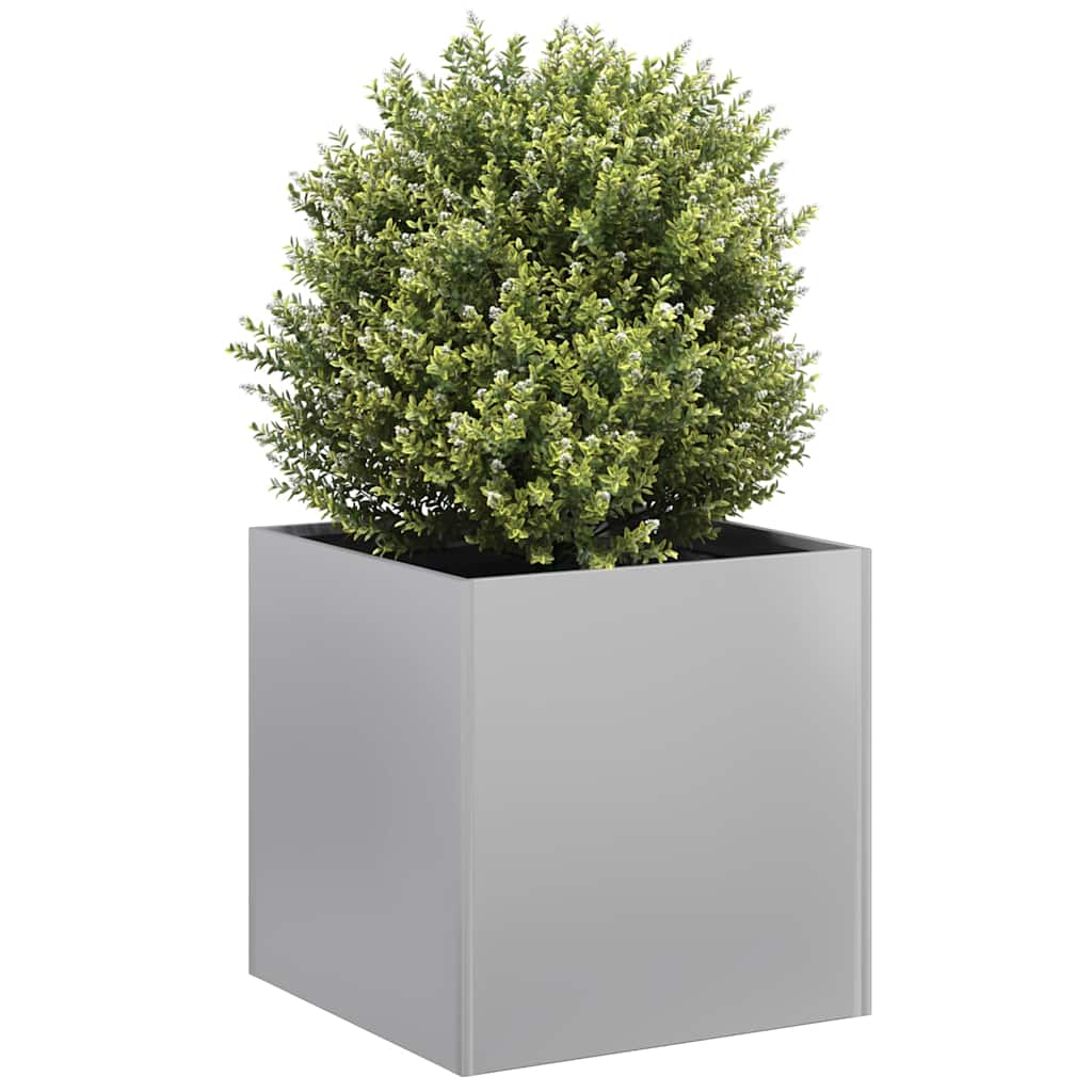 Planter 40x40x40 cm Galvanised Steel - The Home Maker