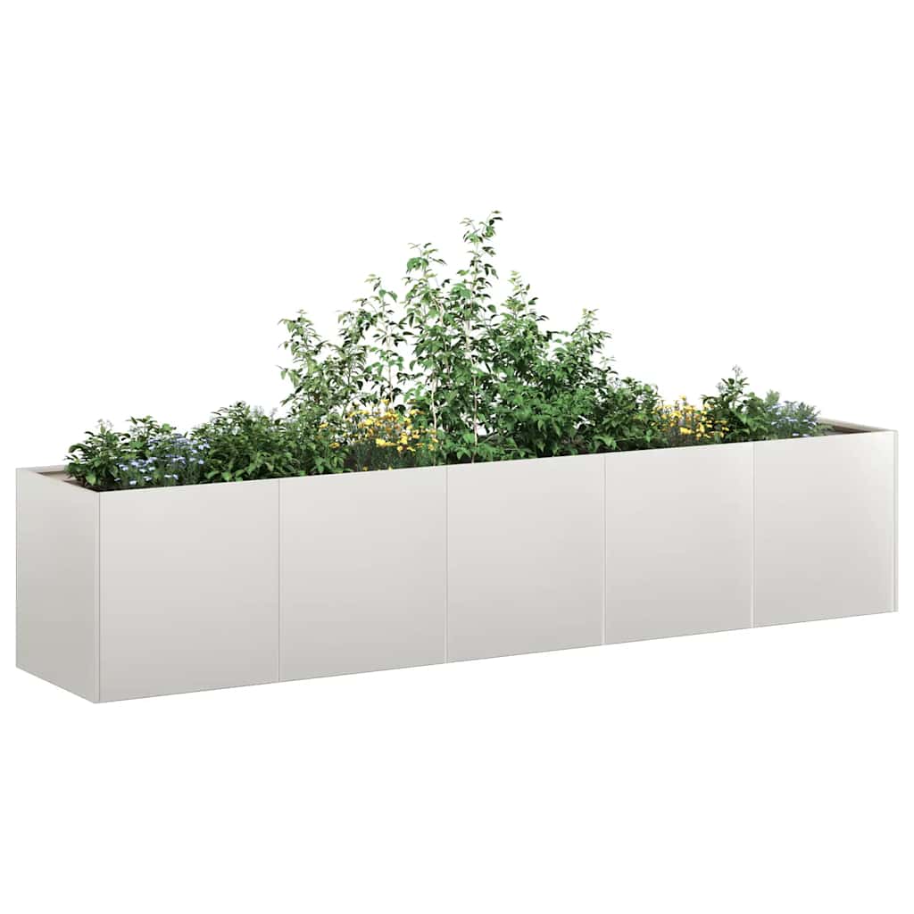 Planter 200x40x40 cm Stainless Steel - Tyrell & Tyrell