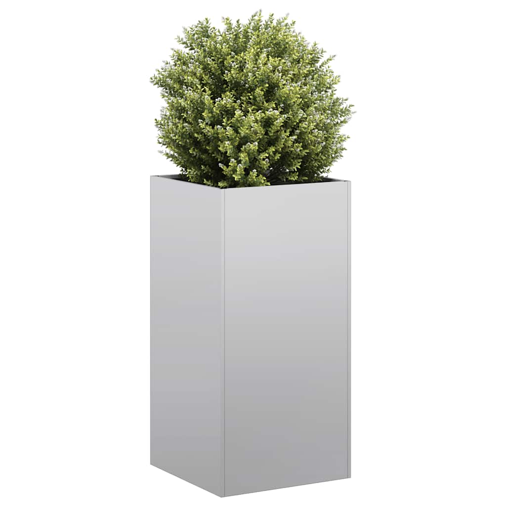 Planter 40x40x80 cm Galvanised Steel - Millennium Furniture