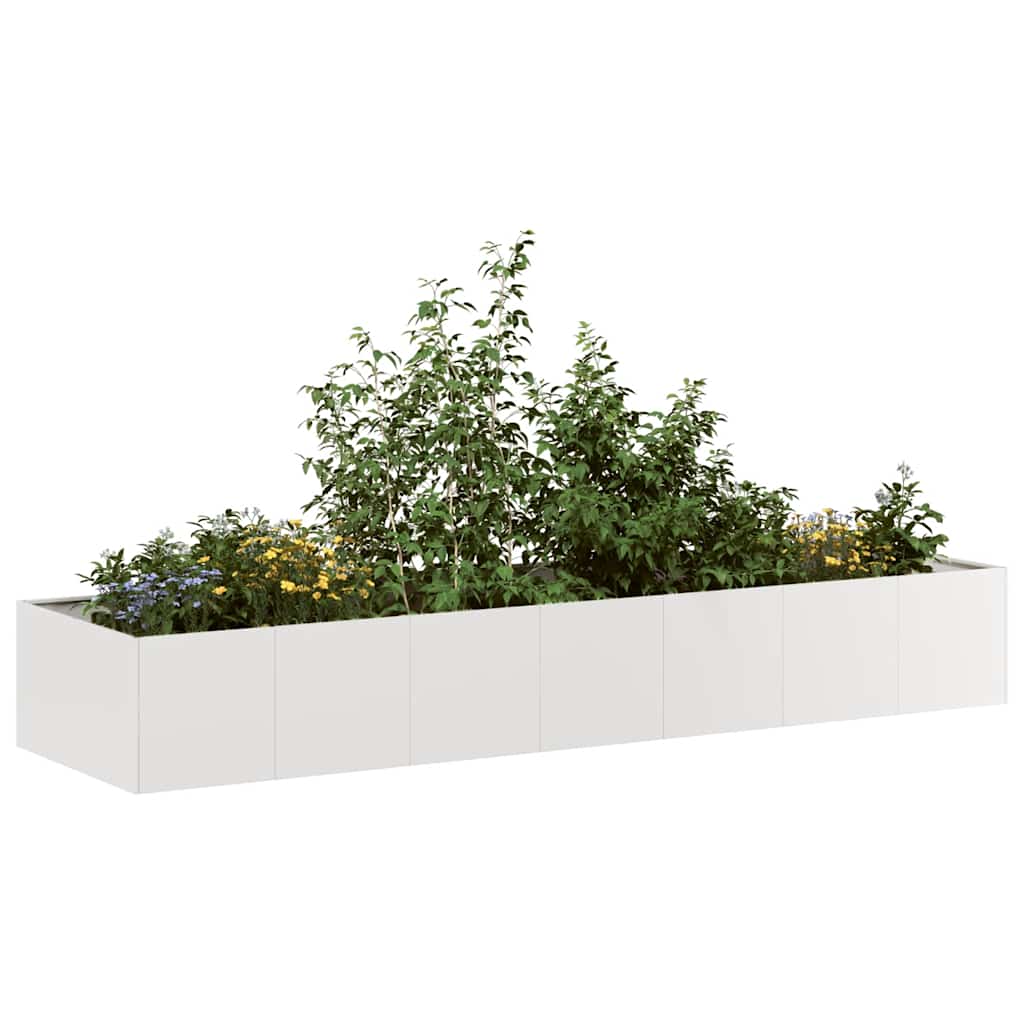 Planter 280x80x40 cm Stainless Steel - Millennium Furniture