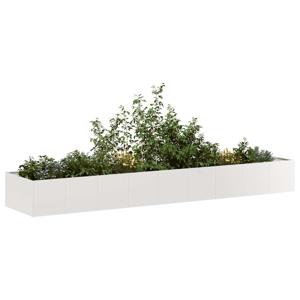 Planter 360x80x40 cm Stainless Steel - Design Hut