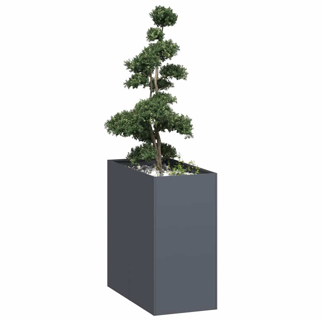 Planter Anthracite 40x80x80 cm Steel - Tyrell & Tyrell