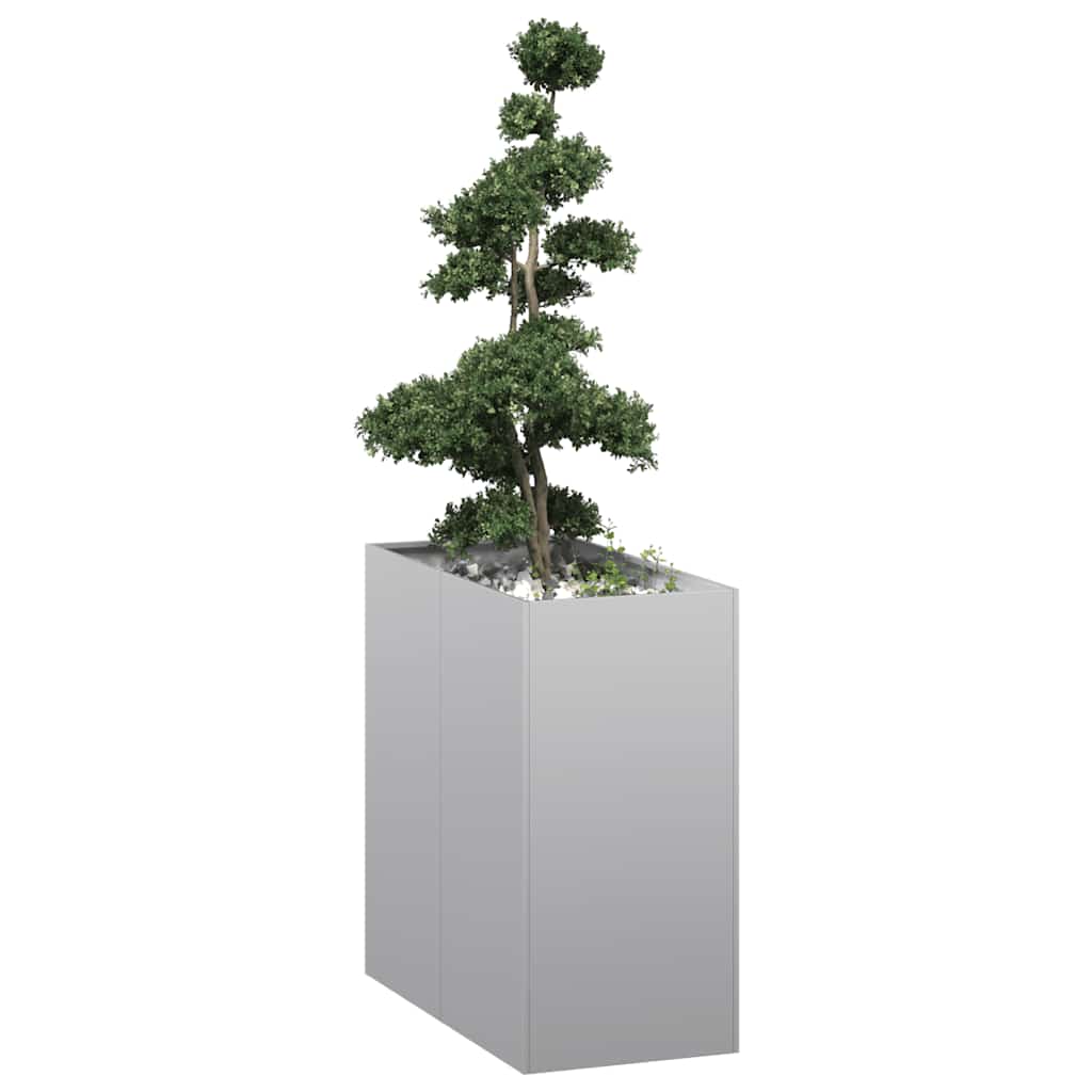 Planter 40x80x80 cm Galvanised Steel - All Things Good