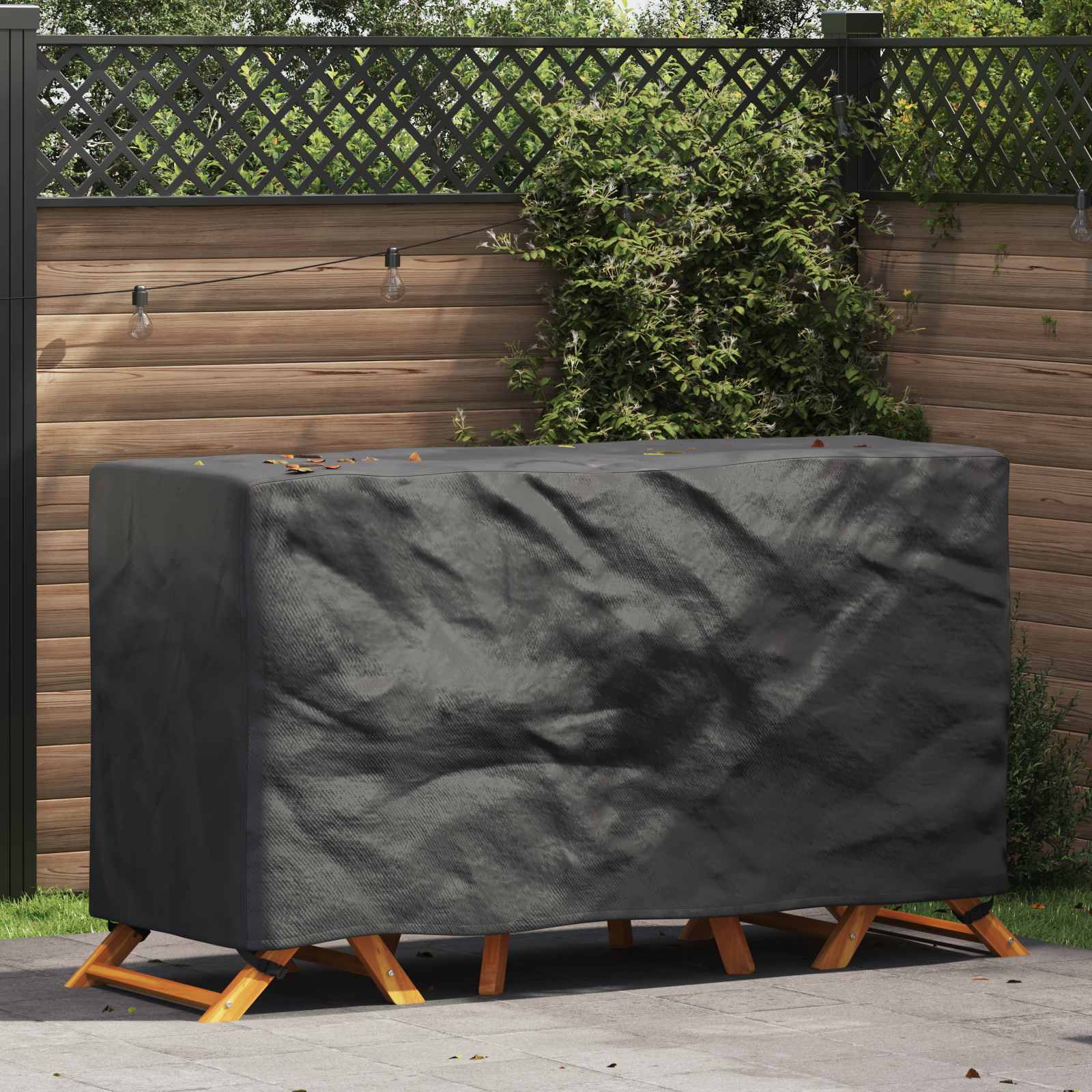 RELM Furniture Cover Plain 180x70x90 cm 210D - Black - Charlotte Dunes