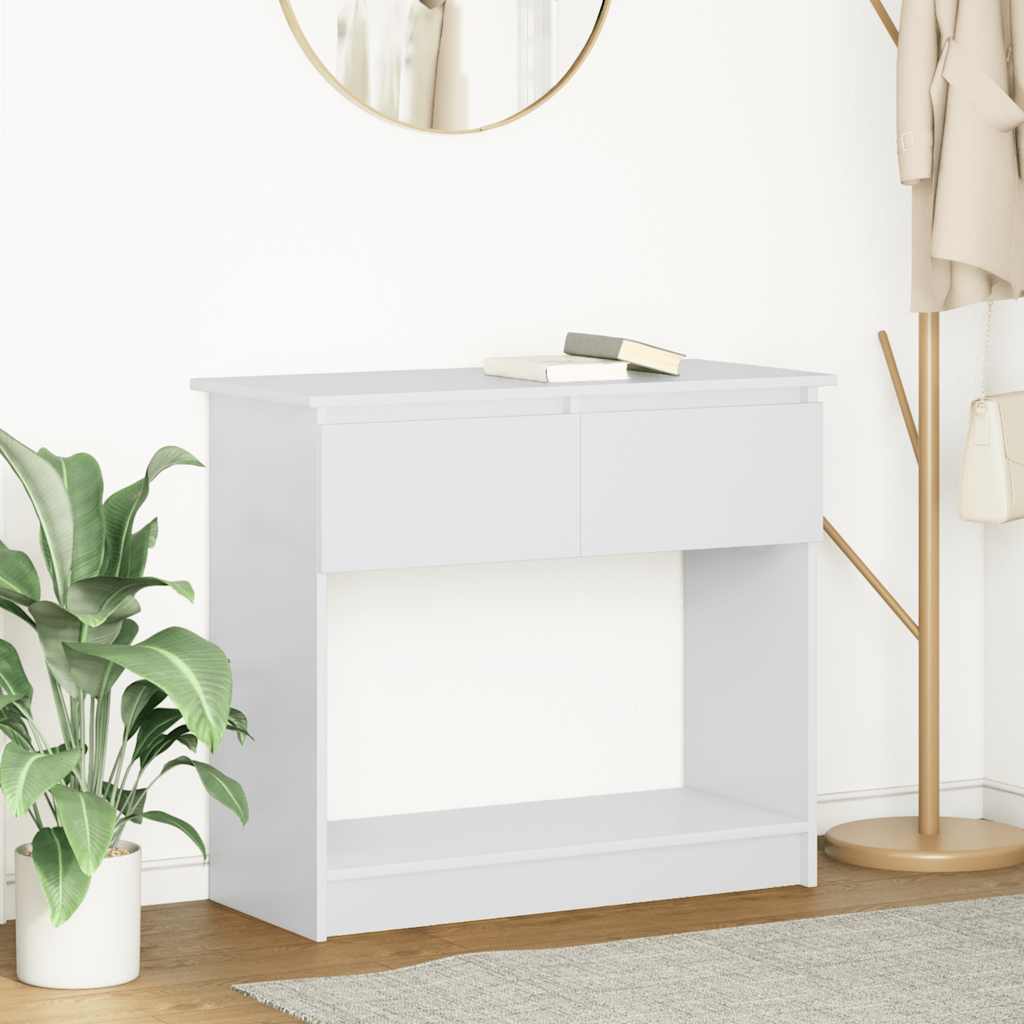 Console Table with Drawers White 85.5x38.5x74.5 cm - Tyrell & Tyrell