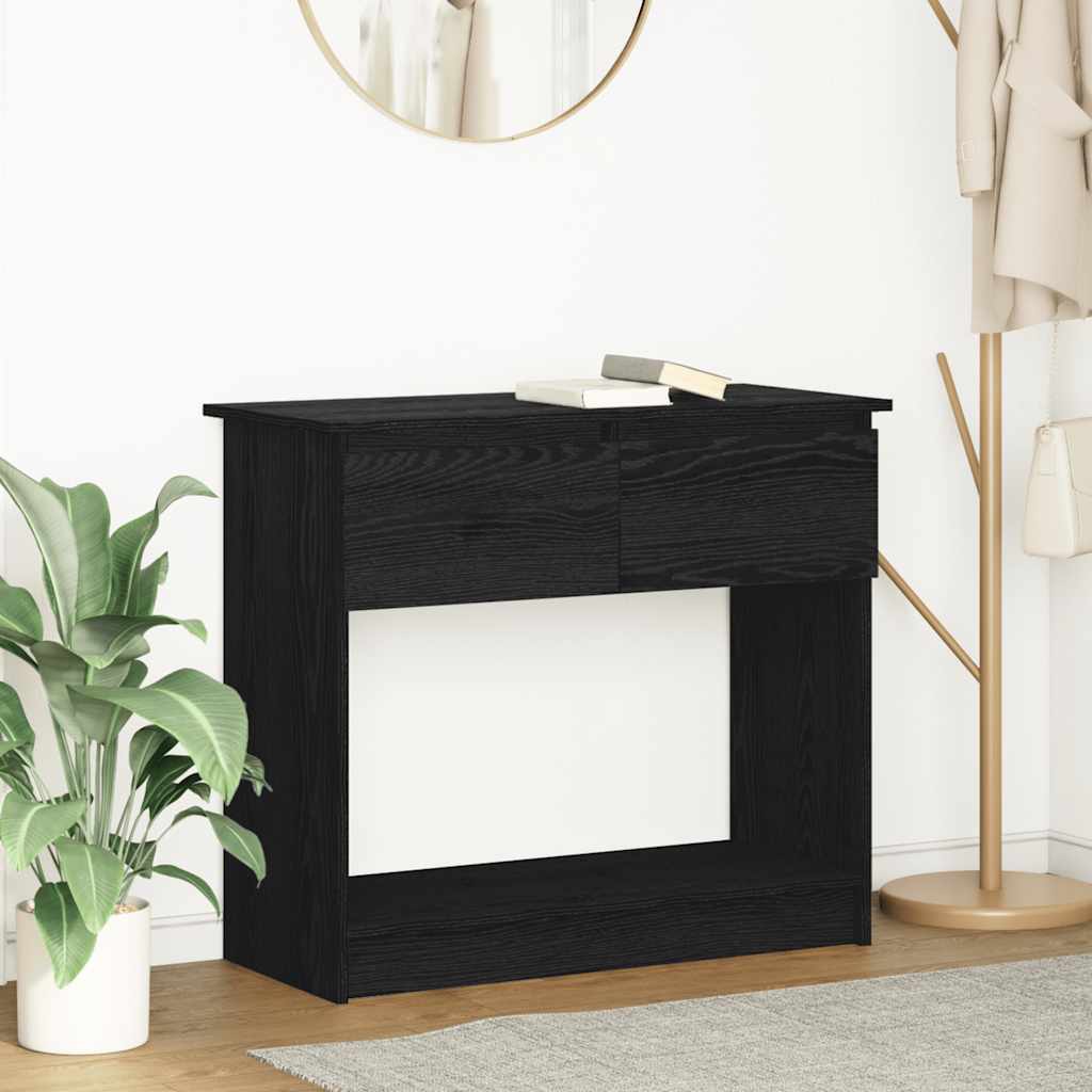 Console Table with Drawers Black 85.5x38.5x74.5 cm - Tyrell & Tyrell