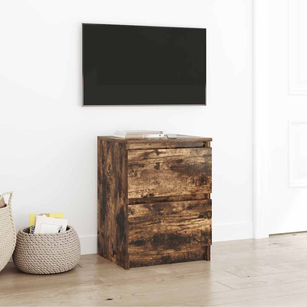 TV Cabinet Smoked Oak 40x35x54 cm Engineered Wood - Unbeatable Bargains