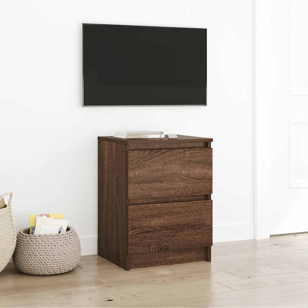 TV Cabinet Brown Oak 40x35x54 cm Engineered Wood - Unbeatable Bargains
