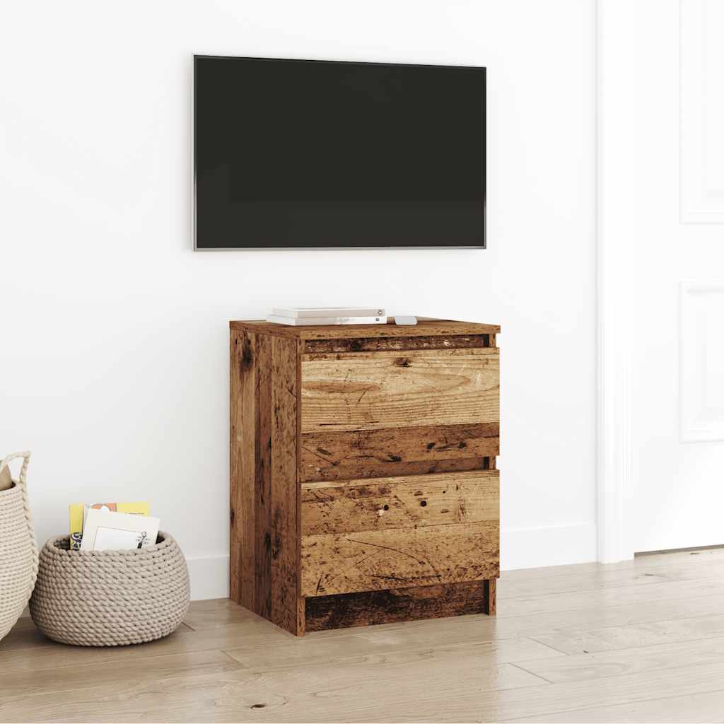 TV Cabinet Old Wood 40x35x54 cm Engineered Wood - Unbeatable Bargains