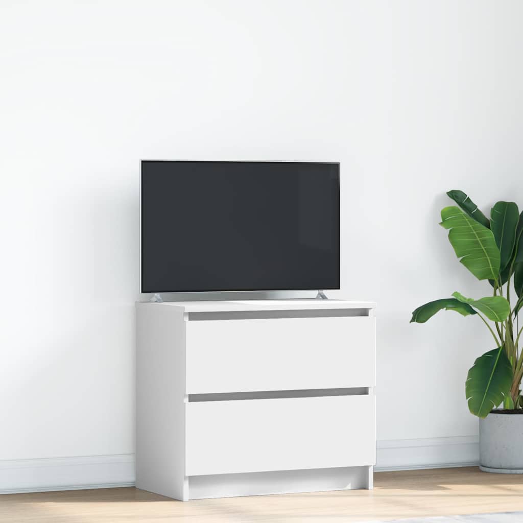 TV Cabinet White 60x35x54 cm Engineered Wood - Design Hut
