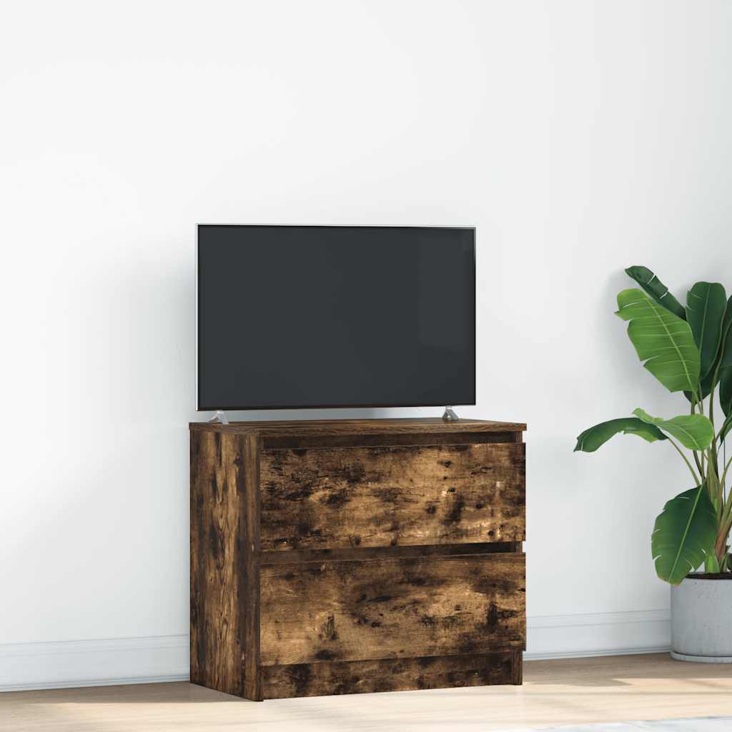 TV Cabinet Smoked Oak 60x35x54 cm Engineered Wood - Sid & Sam