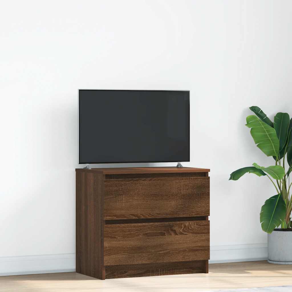 TV Cabinet Brown Oak 60x35x54 cm Engineered Wood - Sid & Sam