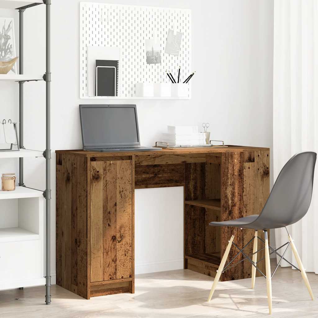 Desk Old Wood 120x42x76 cm Engineered Wood - Unbeatable Bargains