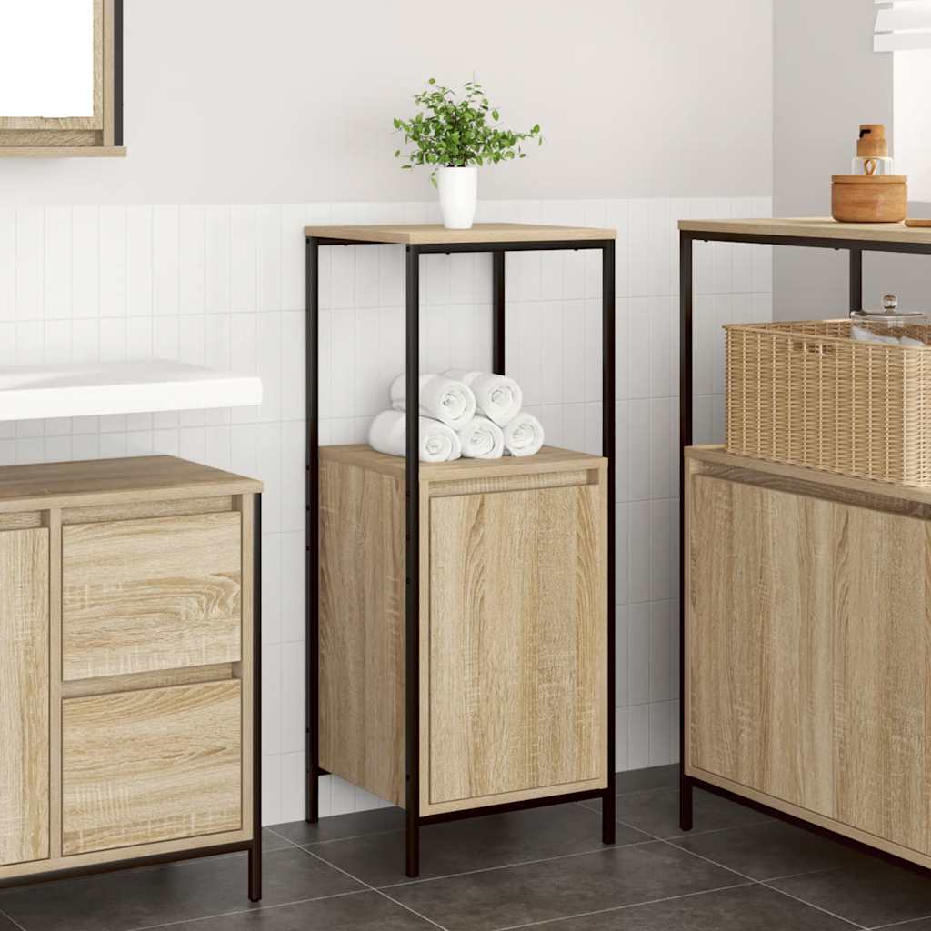 Bathroom Cabinet with Shelves Sonoma Oak 36x35x95 cm - Casper Homes