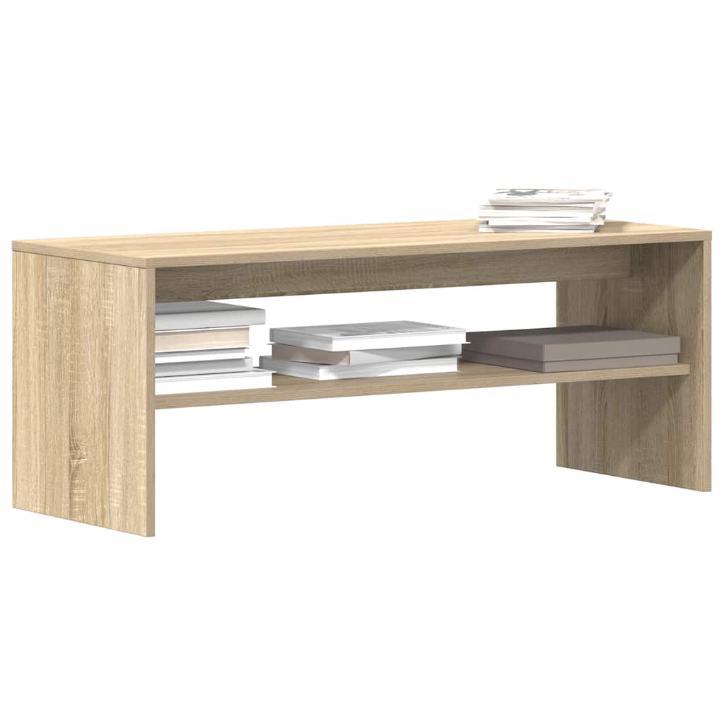 TV Cabinet Sonoma Oak 100x40x40 cm Engineered Wood - Merkel Designers