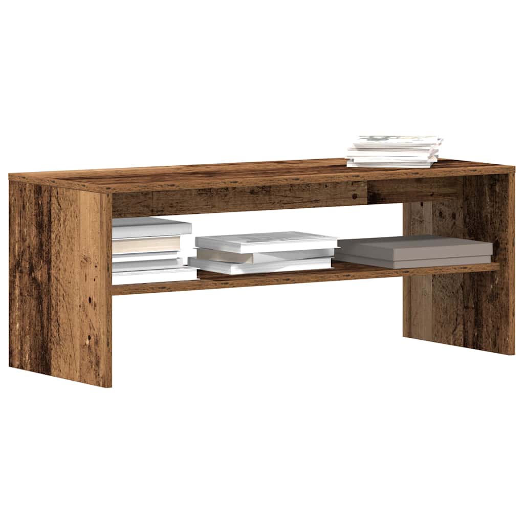 TV Cabinet Old Wood 100x40x40 cm Engineered Wood - Millennium Furniture