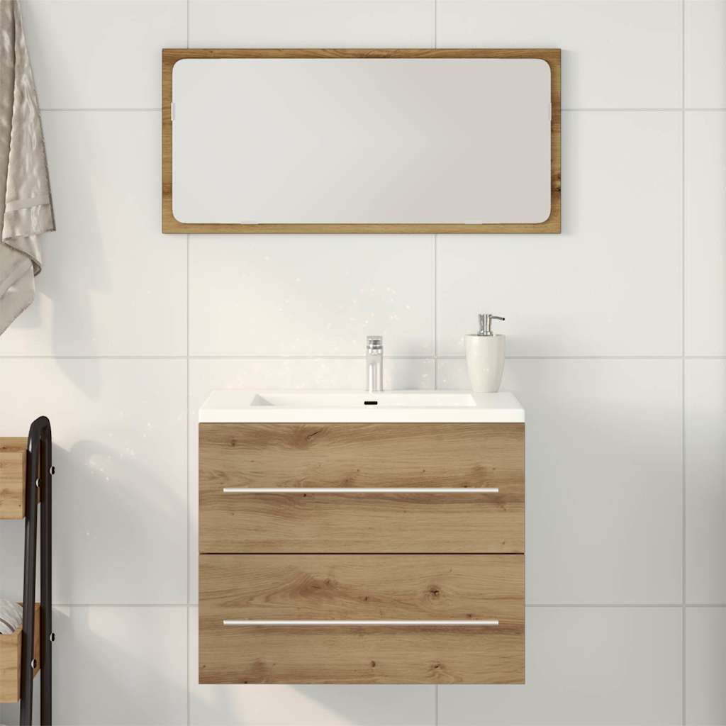 Bathroom Sink Cabinet Artisan Oak 60x38.5x48 cm Engineered Wood - Decor Base