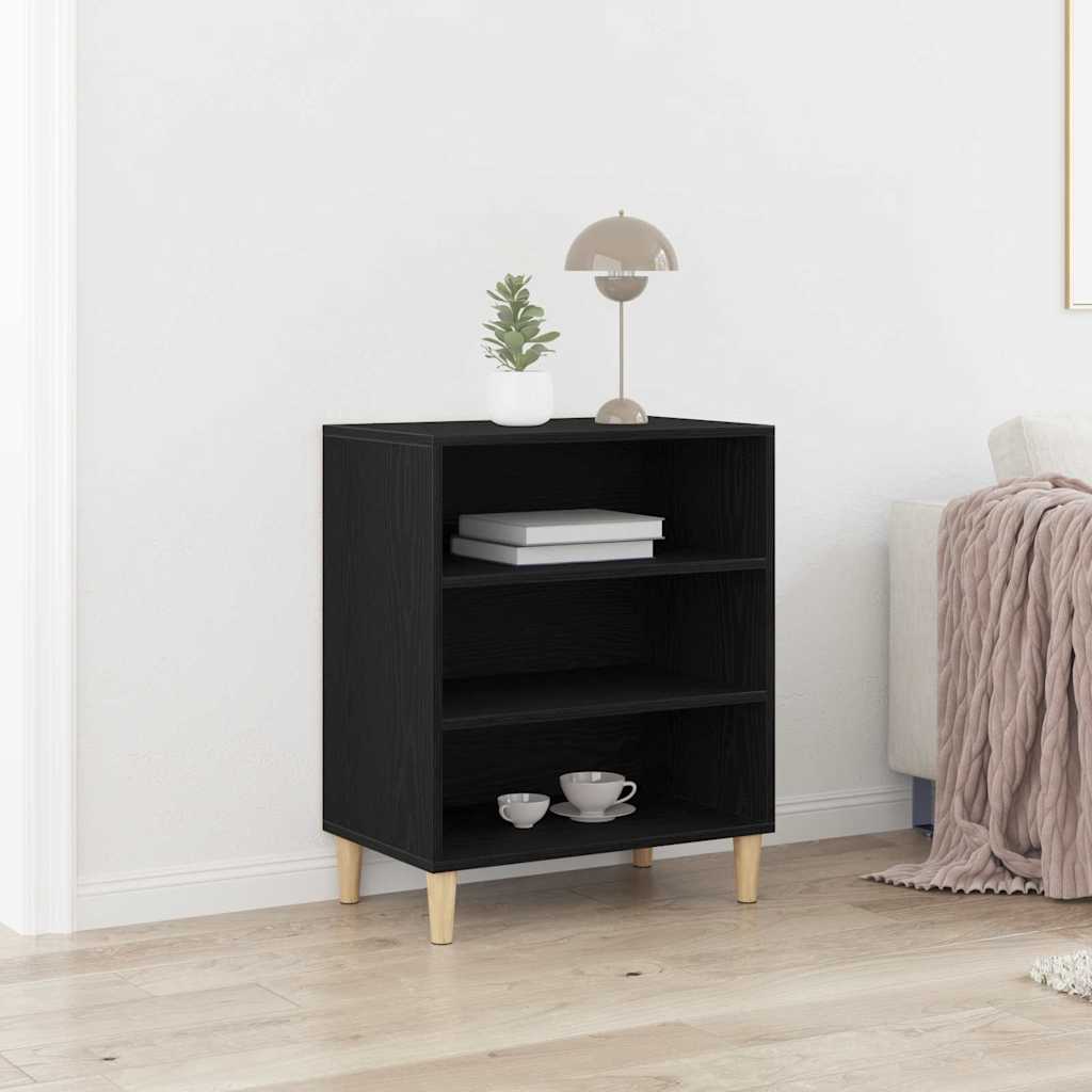Black Oak Sideboard, 57x35x70 cm, Made from Engineered Wood - The Home Maker