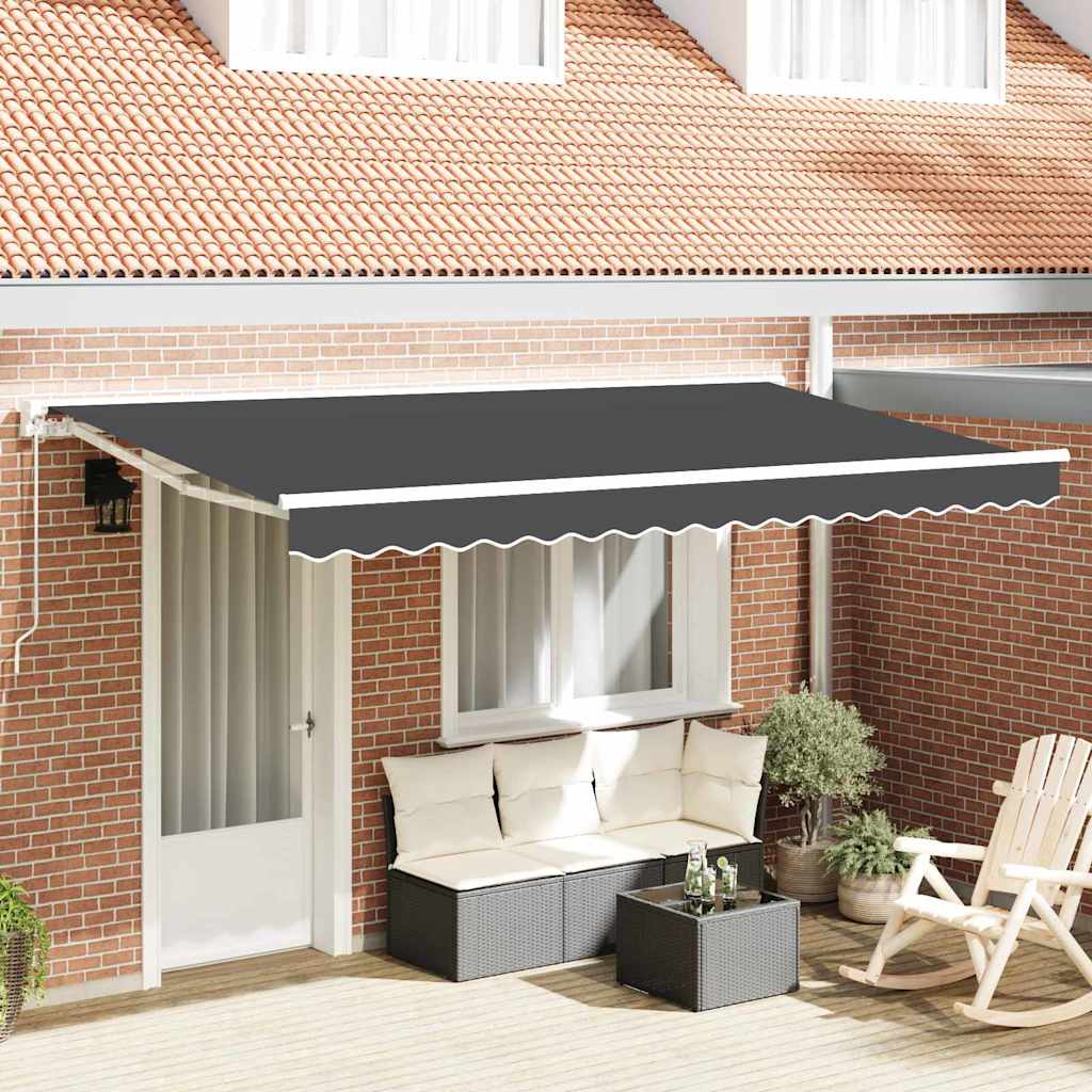 Awning Replacement Fabric for 4x2 m Frame Anthracite - Decor Base