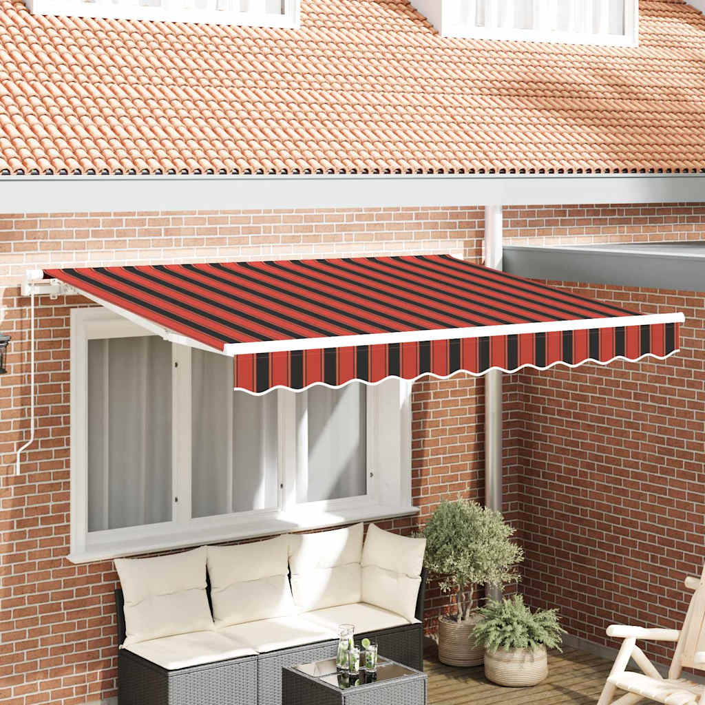 Awning Replacement Fabric for 3.5x2 m Frame Multicolour Stripe - All Things Good
