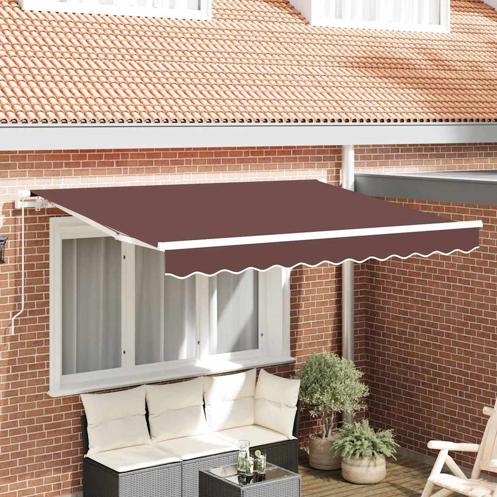 Awning Replacement Fabric for 3.5x2 m Frame Brown - Discount Dealers
