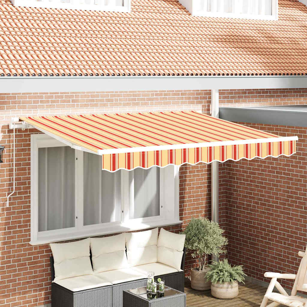 Awning Replacement Fabric for 3.5x2 m Frame Multicolour Stripe - Casper Homes
