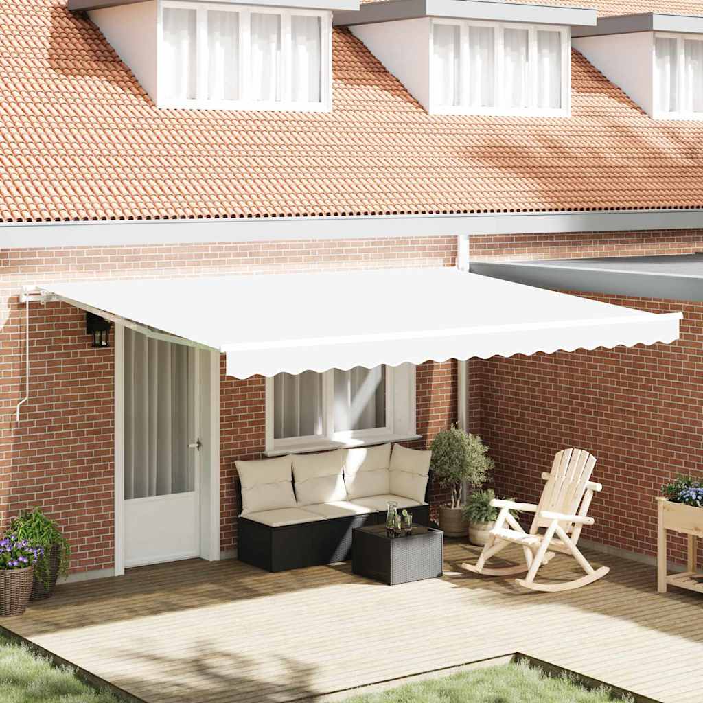 Awning Replacement Fabric for 4.5x3 m Frame White - Tyrell & Tyrell