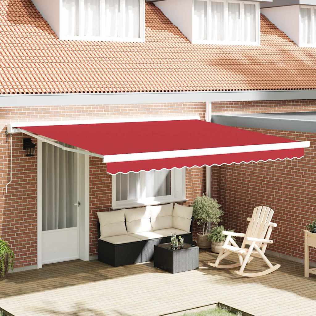 Awning Replacement Fabric for 4x3.5 m Frame Red - Merkel Designers