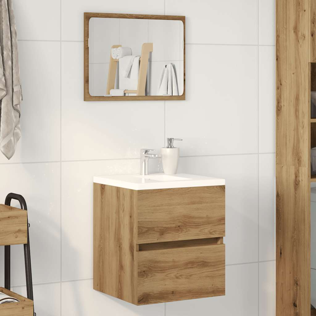 Bathroom Sink Cabinet Artisan Oak 41x38.5x45 cm Engineered Wood - Style and Chic