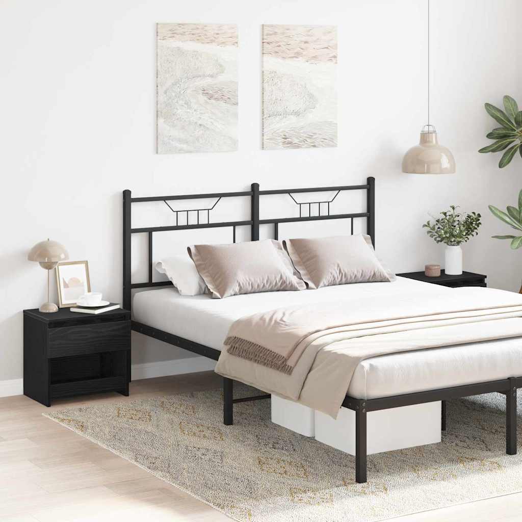 Nightstands 2 pcs Black Oak 40x30x39 cm Made from Engineered Wood - Style and Chic