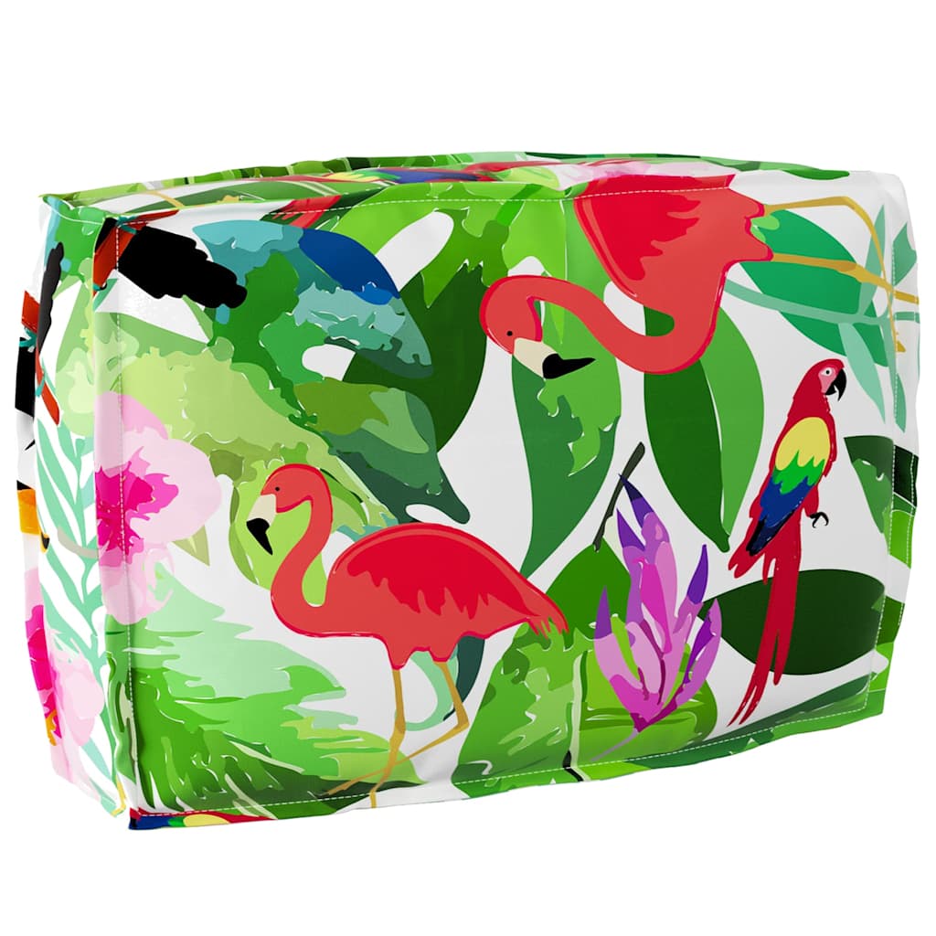 Pallet Cushion for Backrest Tropical Jungle 60x40x12 cm Oxford Fabric - Design Hut