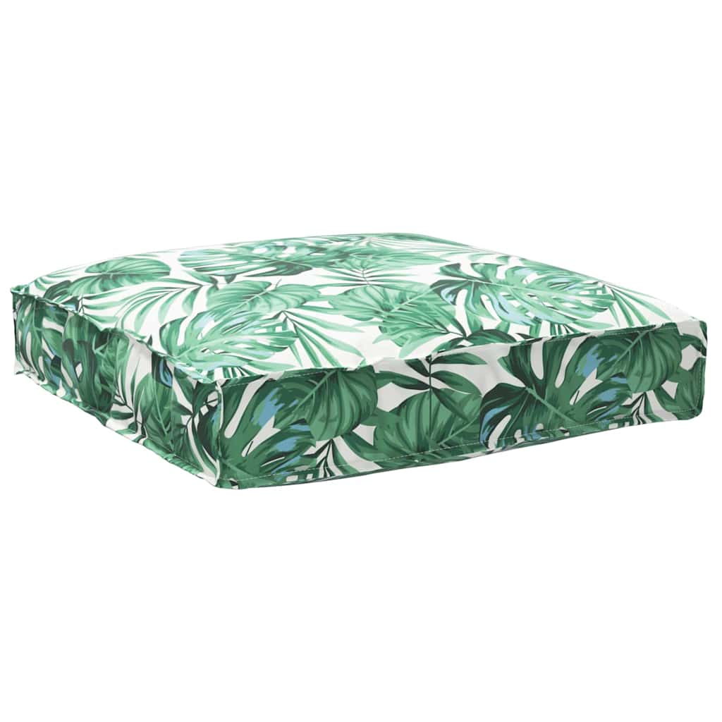 Pallet Cushion for Seat Leaf Pattern 80x80x12 cm Oxford Fabric - Discount Dealers