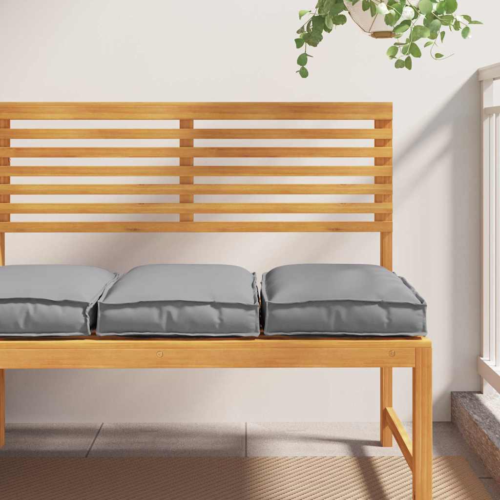 Pallet Cushions for Seat 2 pcs Grey 40x40x8 cm Oxford Fabric - Merkel Designers