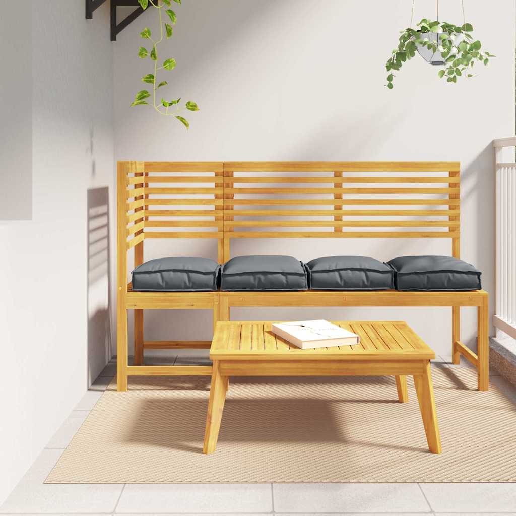Pallet Cushions for Seat 4 pcs Anthracite 40x40x8 cm Oxford Fabric - Sid & Sam
