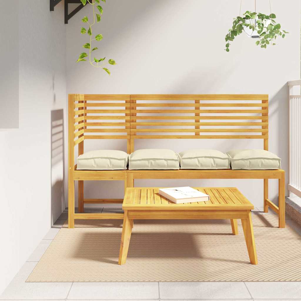 Pallet Cushions for Seat 4 pcs Cream 40x40x8 cm Oxford Fabric - Brittle & Co