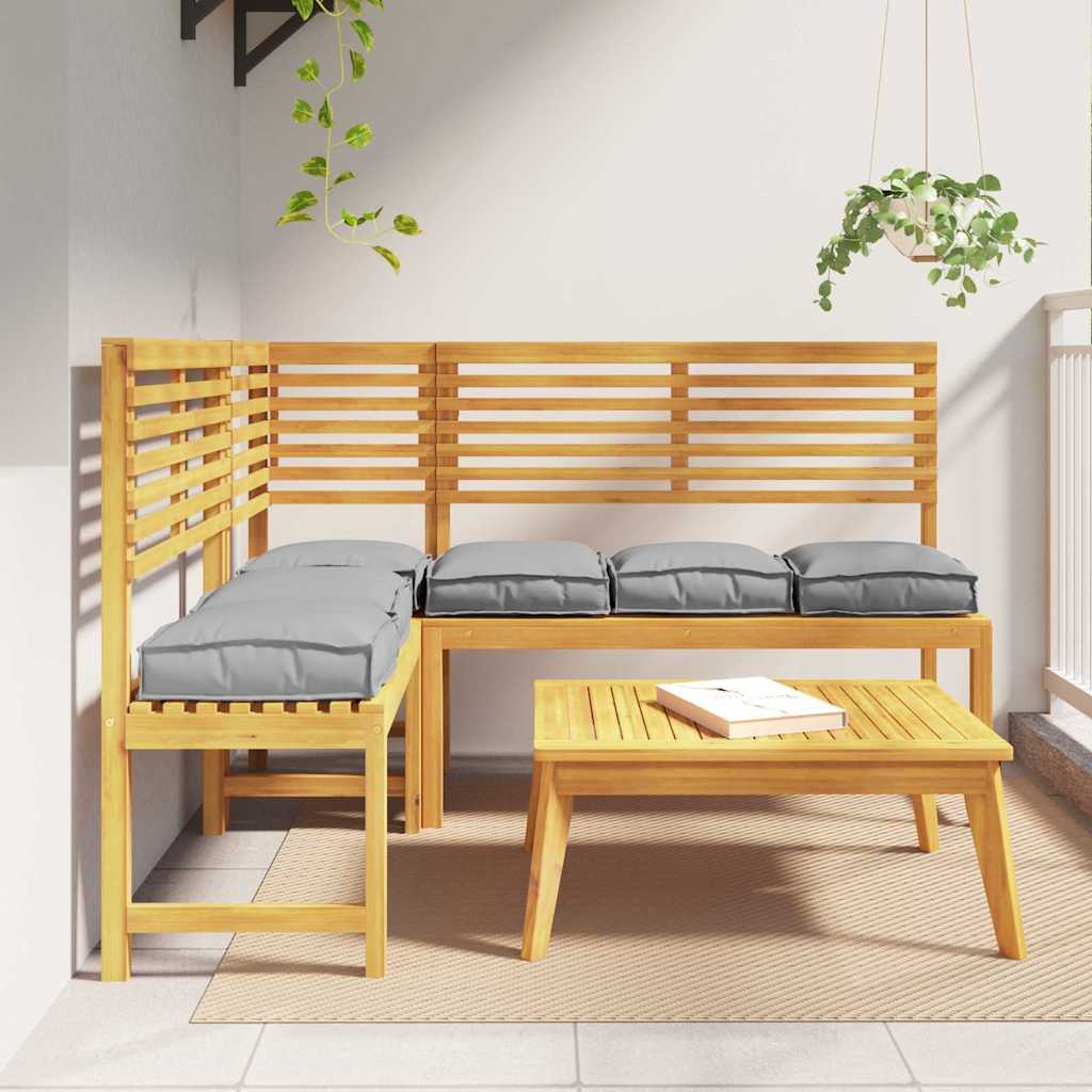 Pallet Cushions for Seat 6 pcs Grey 40x40x8 cm Oxford Fabric - Merkel Designers