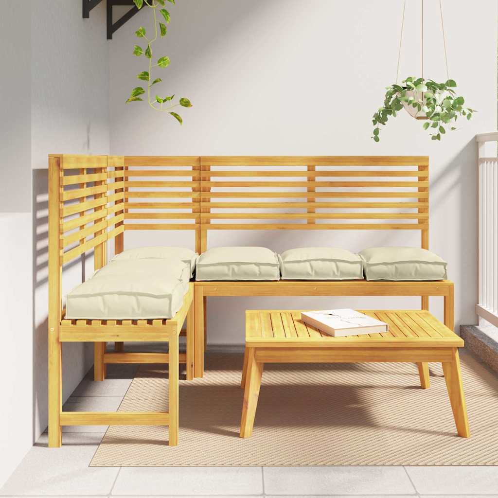 Pallet Cushions for Seat 6 pcs Cream 40x40x8 cm Oxford Fabric - Direct Imports