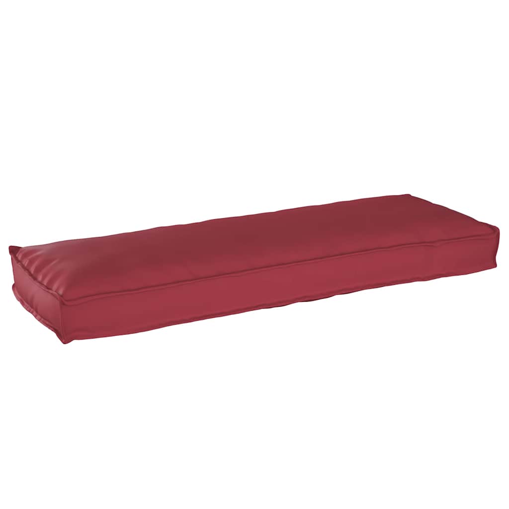 Pallet Cushion for Bench Wine Red 120x40x8 cm Oxford Fabric - Unbeatable Bargains