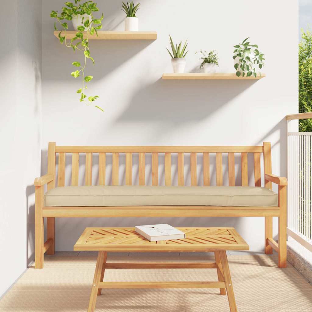Pallet Cushion for Bench Beige 180x40x8 cm Oxford Fabric - Sid & Sam