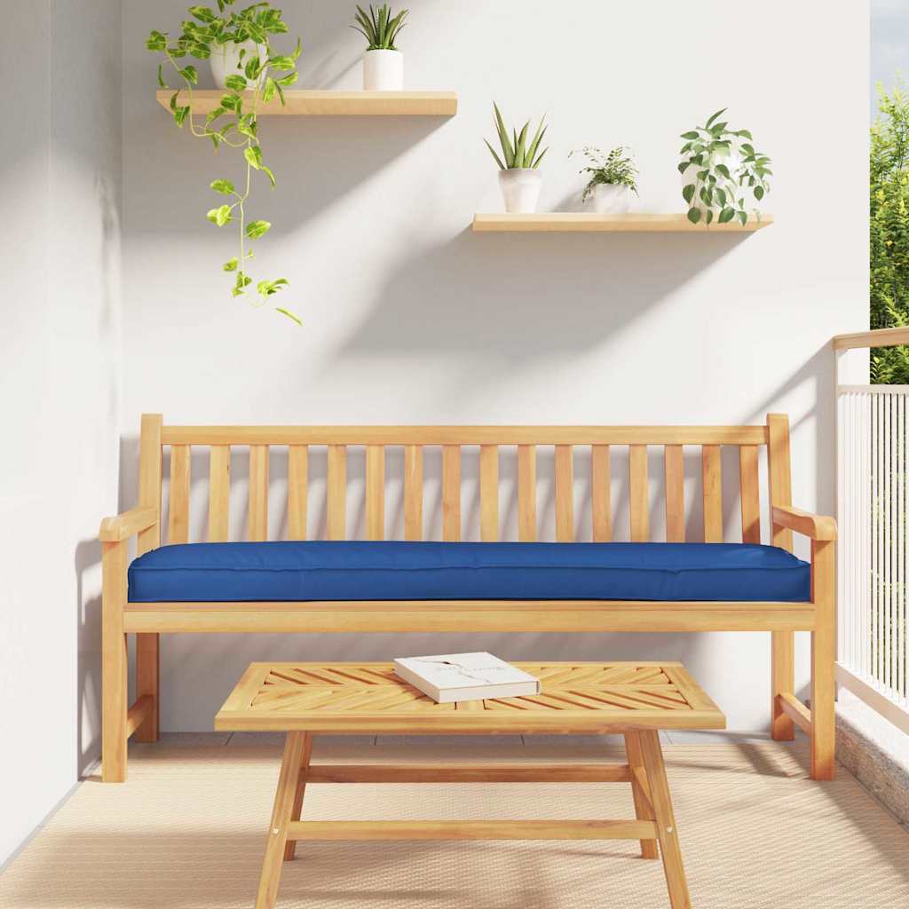 Pallet Cushion for Bench Royal Blue 200x40x8 cm Oxford Fabric - Design Hut