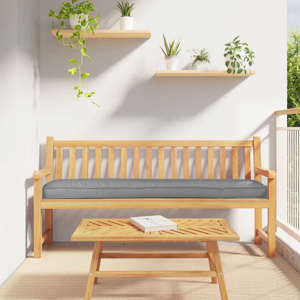 Pallet Cushions for Bench 2 pcs Grey 180x40x8 cm Oxford Fabric - All Things Good